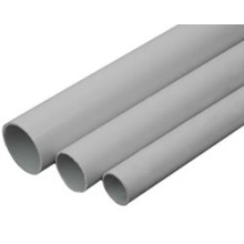 Труба HF FR гладкая тяжелая, серый, диам. 16мм (3м) Экопласт 23016HFR-3