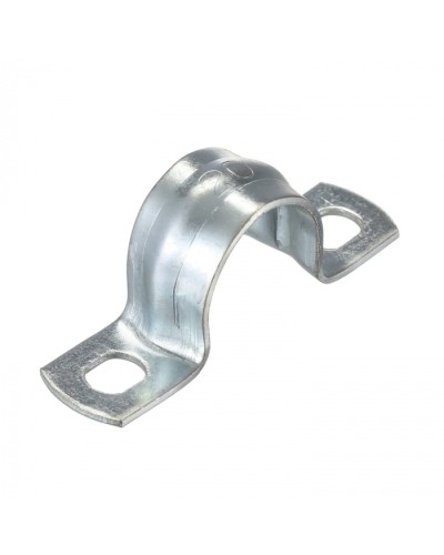 Скоба оцинк. с двумя отверстиями, для трубы D20мм (5шт) Экопласт (43620-5) - Скоба оцинкованная с двумя отверстиями, для трубы D20мм (5шт) Экопласт в Сочи Держатели, клипсы, скобы Pintop.ru