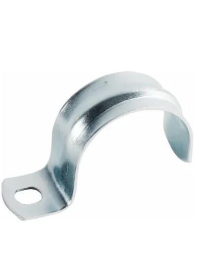 Скоба оцинк. с одним отверстием, для трубы D32мм (100 шт/уп) Экопласт (43732) - Скоба оцинкованная с одним отверстием, для трубы D32мм Экопласт в Сочи Держатели, клипсы, скобы Pintop.ru