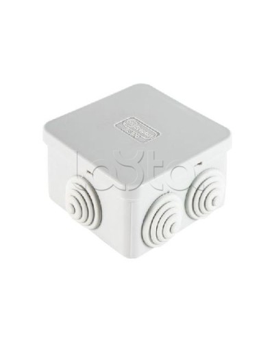 Коробка распределительная о/п 70х70х40, 6 вых, без галогена Экопласт 44056HF в Сочи Распределительные коробки Pintop.ru