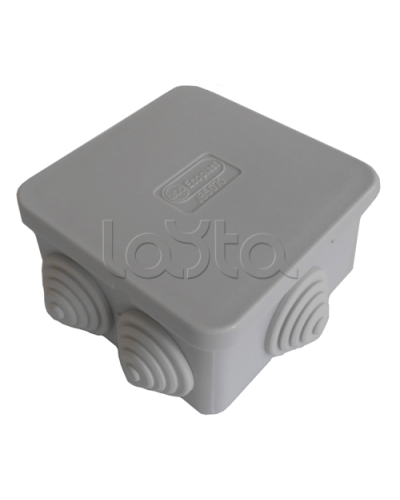 Коробка распред. о/п, для монтажного пистолета 85х85х50 6 вых, IP44 (1кор.=174шт.) Экопласт 44066 в Сочи Распределительные коробки Pintop.ru