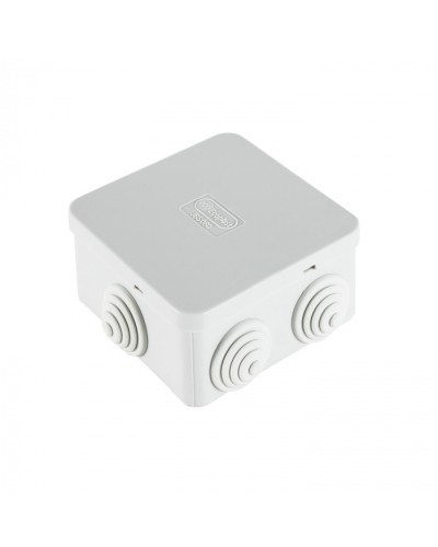 Коробка распределительная о/п, для монтажного пистолета 85х85х50, без галогена, 6 вых, IP44 (44066HF) в Сочи Распределительные коробки Pintop.ru