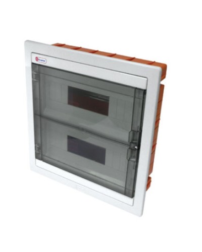 Щиток скрытой установки, 24 модулей, IP40 Экопласт 46024 в Сочи Боксы для автоматов Pintop.ru