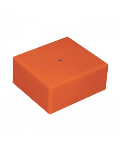 MB75 Коробка огн. E-110,о/п 75х75х40, с гладкими стенками,без галогена, заземление, IP41, 8P, (1,5-2,5 мм2), цвет оранж в Сочи Распределительные коробки Pintop.ru