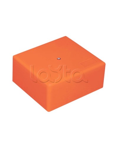 Коробка огн. с глад. стенками,без галогена, IP41, 8P, (1,5-4мм2) (оранж) ОКЛ Экопласт (46151HF) в Сочи Коробки (ОКЛ) Экопласт Pintop.ru