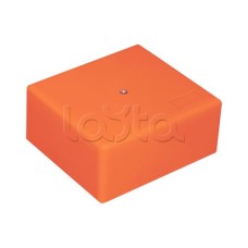 Коробка огн. с глад. стенками,без галогена, IP41, 12P, (1,5-6мм2) (оранж) ОКЛ Экопласт (46281HF)
