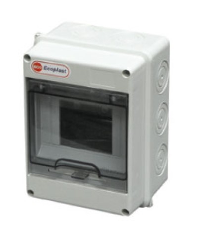 Шкаф настенный, 8-9 модулей, IP65 Экопласт 46408 в Сочи Боксы для автоматов Pintop.ru