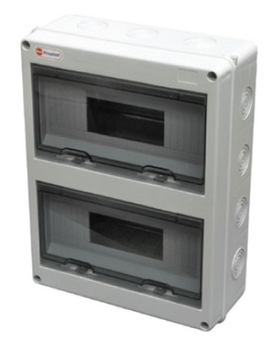 Шкаф настенный, 24 модулей, IP65 Экопласт 46424 в Сочи Боксы для автоматов Pintop.ru