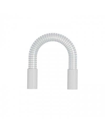 Гибкий переход для трубы диам. 25мм, длина 30см, цвет белый (49415W) в Сочи Повороты, муфты, тройники Pintop.ru