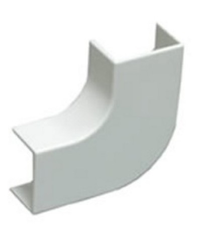 Угол плоский плавный стандарт TIA 20x10 мм Экопласт 72301R в Сочи Аксессуары для кабель-канала Pintop.ru