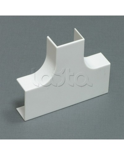 Тройник плавный стандарт TIA 60х40 мм Экопласт 76415R в Сочи Аксессуары для кабель-канала Pintop.ru