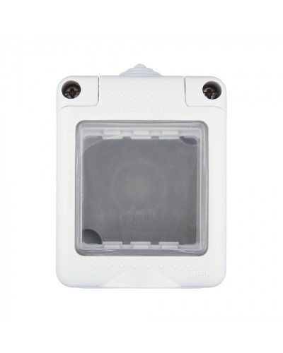 Коробка для о/п, герметичная с прозрачной, силиконовой панелью, 45х45мм IP55 (серый) LK45 (855003) в Сочи Распределительные коробки Pintop.ru