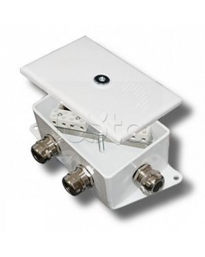 Коробка монтажная огнестойкая Гефест КМ-О (10к)-IP66-d, четыре ввода 120х80х68 в Сочи Распределительные коробки Pintop.ru