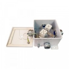 Коробка монтажная огнестойкая Гефест КМ-О (2к)-IP66 два ввода 120х120