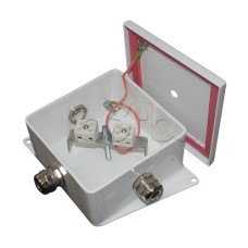 Коробка монтажная огнестойкая Гефест КМ-О (4к)-IP66-120х120, шесть вводов