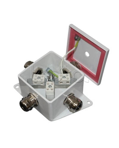 Коробка монтажная огнестойкая Гефест КМ-О (4к*6,0)-IP66, четыре ввода 80х80х68 в Сочи Распределительные коробки Pintop.ru