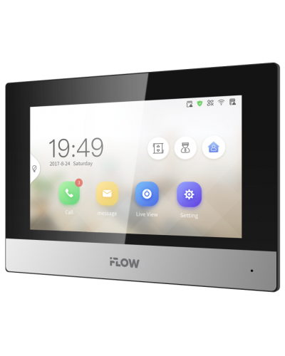 Гибридный IP видеодомофон iFlow F-VI-3442HPWE1 в Сочи Абонентские видеоустройства Pintop.ru