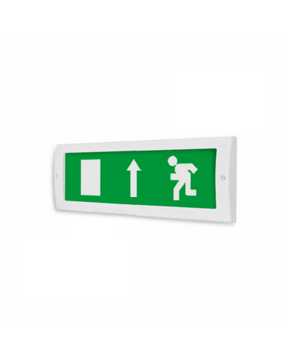 Табло М-12 «Направление к выходу прямо» Е11 (ИП Раченков) в Сочи Оповещатели Pintop.ru
