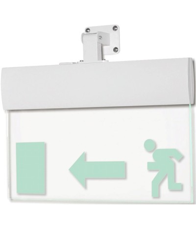 Табло М-12-УЛЬТРА Человек влево дверь (универсальное крепление) (ИП Раченков А.В.) в Сочи Оповещатели Pintop.ru