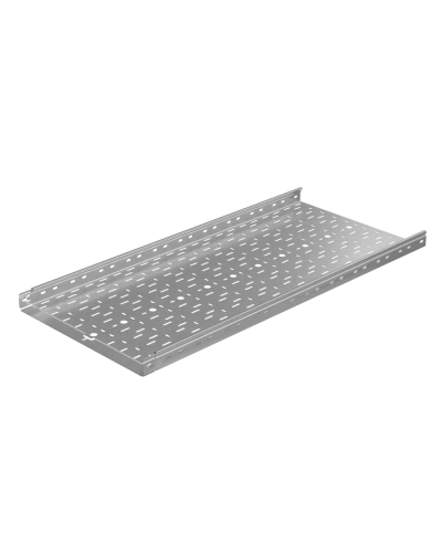 Лоток перфорированный 50х500х1,5 L5000 мм Быстрый монтаж ПЛЮС HD85 КМ-профиль (LPplus50-500-1.5-5000 HD85) в Сочи Кабельные лотки Pintop.ru