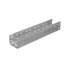 Лоток перфорированный 80х100х1,5 L2000 мм "Быстрый монтаж ПЛЮС" INOX304 КМ-Профиль (LPplus80-100-1.5-2000 INOX304)