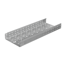 Лоток перфорированный 80х300х1,2 L5000 мм "Быстрый монтаж ПЛЮС" HD85 КМ-профиль (LPplus80-300-1.2-5000 HD85)