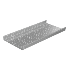 Лоток перфорированный 80х600х1,2 L2000 мм "Быстрый монтаж ПЛЮС" INOX304 КМ-Профиль (LPplus80-600-1.2-2000 INOX304)