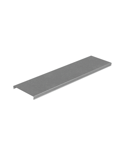 Крышка лотка 150х0,8 L2500 мм ПЛЮС HD КМ-Профиль (KLplus150-0.8-2500 HD) в Сочи Аксессуары для лотков Pintop.ru