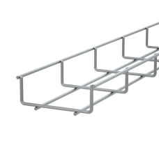 Проволочный лоток 35х300 L3000 мм INOX304 КМ-Профиль (PL35-300-3000 INOX304)