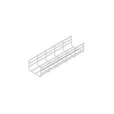 Проволочный лоток 100х300 L3000 мм INOX304 КМ-Профиль (PL100-300-3000 INOX304)