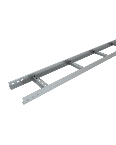 Лоток лестничный 50х200х1,2 L2000 мм КМ-Профиль (LL50-200-1.2-2000) в Сочи Кабельные лотки Pintop.ru