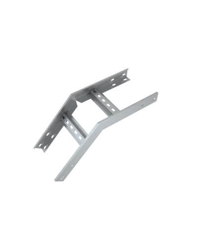 Угол лестничный вертикальный внешний 45 гр. 100х600х1,5 мм Быстрый монтаж HD КМ-Профиль (LVLS45-100-600-1.5 HD) в Сочи Аксессуары для лотков Pintop.ru