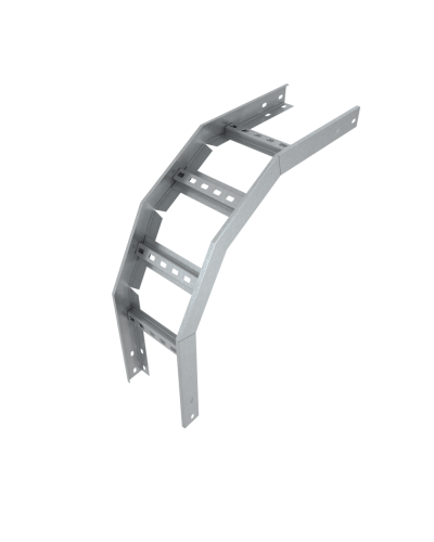 Угол лестничный вертикальный внешний 90 гр. 80х400х1,5 мм Быстрый монтаж HD85 КМ-профиль (LVLS90-80-400-1.5 HD85) в Сочи Аксессуары для лотков Pintop.ru