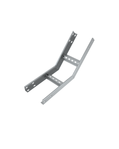 Угол лестничный вертикальный внутренний 45 гр. 80х500х1,2 мм Быстрый монтаж HD КМ-Профиль (LNLS45-80-500-1.2 HD) в Сочи Аксессуары для лотков Pintop.ru