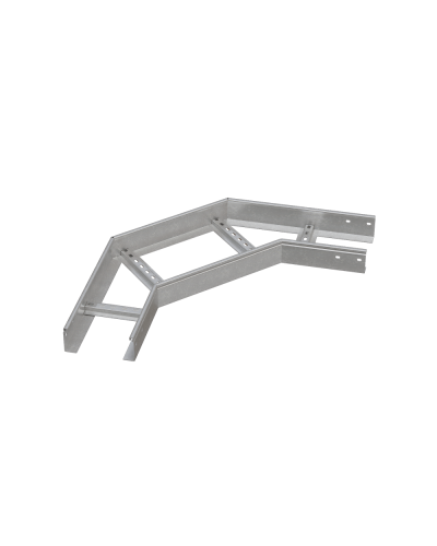 Угол лестничный горизонтальный 90 гр. 80х400х1,2 мм INOX304 N КМ-Профиль (LGL90-80-400-1.2 INOX304 N) в Сочи Аксессуары для лотков Pintop.ru