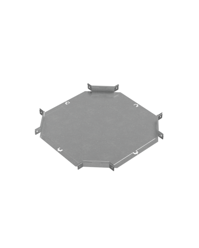 Х-разветвитель 50х400 мм ПЛЮС INOX304 КМ-Профиль (XDplus50-400 INOX304) в Сочи Аксессуары для лотков Pintop.ru