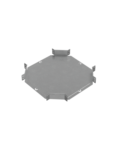 Х-разветвитель 80х400 мм ПЛЮС HD КМ-Профиль (XDplus80-400 HD) в Сочи Аксессуары для лотков Pintop.ru