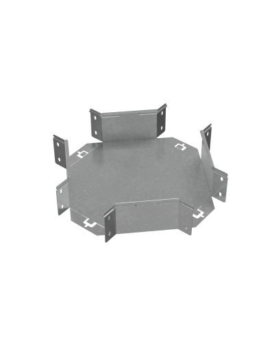 Х-разветвитель 100х150 мм ПЛЮС INOX304 КМ-Профиль (XDplus100-150 INOX304) в Сочи Аксессуары для лотков Pintop.ru