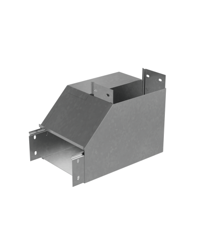 Угол вертикальный внутренний R 80х100 мм с разворотом трассы на 90 гр. ПЛЮС INOX304 КМ-Профиль (NLPDplus90-80-100-R INOX304) в Сочи Аксессуары для лотков Pintop.ru