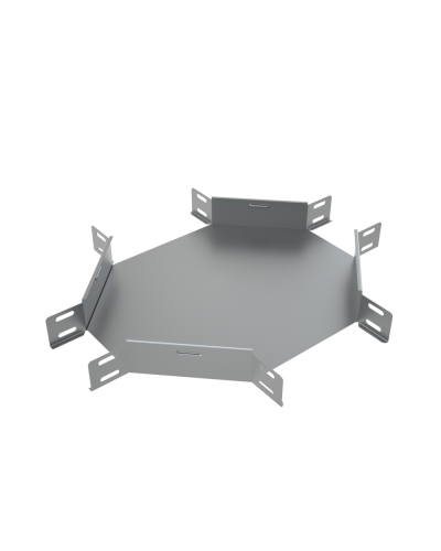 Х-разветвитель 50х200 мм КМ-Профиль (XD50-200) в Сочи Аксессуары для лотков Pintop.ru