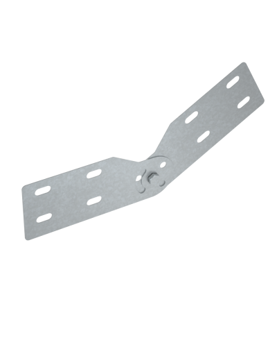 Шарнирный соединитель лестничного лотка 100 мм Быстрый монтаж КМ-Профиль (LSHS3) в Сочи Аксессуары для лотков Pintop.ru