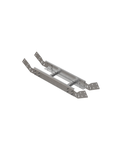 Вертикальный шарнирный угол 100х800х1,2 мм N КМ-профиль (LSHL100-800-1.2 N) в Сочи Аксессуары для лотков Pintop.ru