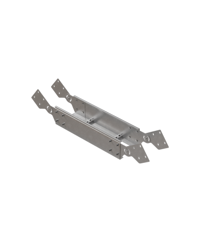 Вертикальный шарнирный угол 150х700х2,0 мм N КМ-профиль (LSHL150-700-2.0 N) в Сочи Аксессуары для лотков Pintop.ru