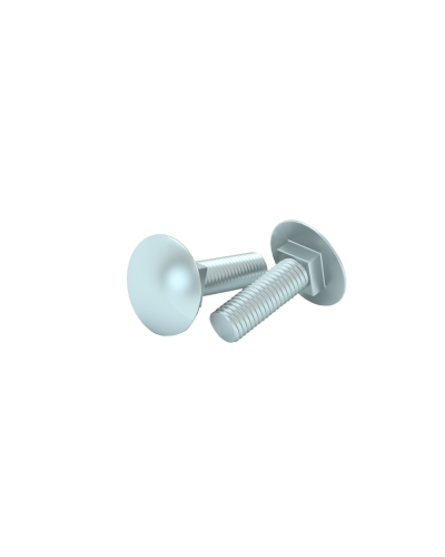 Болт с полукруглой головкой и квадратным подголовком М6х20 мм DIN 603 (упак. 150 шт) КМ-Профиль (BTG6-20) в Сочи Крепеж Pintop.ru