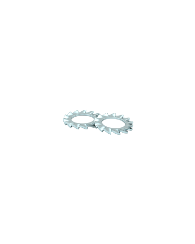 Шайба зубчатая М8 DIN 6798 A (упак. 200 шт) КМ-Профиль (SHZ8) в Сочи Аксессуары для лотков Pintop.ru