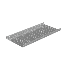 Лоток перфорированный 50х500х1,5 L2000 мм "Стандарт ПЛЮС" INOX304 КМ-Профиль (LPEplus50-500-1.5-2000 INOX304)