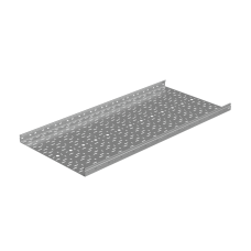 Лоток перфорированный 50х600х1,2 L2500 мм "Стандарт ПЛЮС" INOX304 КМ-Профиль (LPEplus50-600-1.2-2500 INOX304)