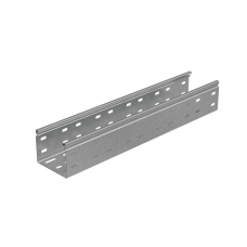 Лоток перфорированный 80х100х0,8 L2000 мм "Стандарт ПЛЮС" INOX304 КМ-Профиль (LPEplus80-100-0.8-2000 INOX304)