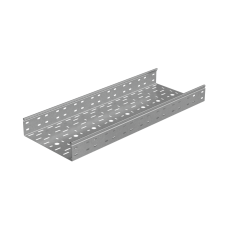 Лоток перфорированный 80х300х1,0 L2500 мм "Стандарт ПЛЮС" INOX304 КМ-Профиль (LPEplus80-300-1.0-2500 INOX304)