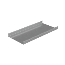 Лоток неперфорированный 80х600х1,5 L2000 мм "Стандарт ПЛЮС" INOX304 КМ-Профиль (LNEplus80-600-1.5-2000 INOX304)